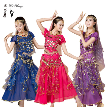 Belly dance kostüüm täiskasvanud naisele – šifoon kangas, peamine materjal 95% polüester, sobib Belly Dance etteasteks