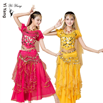 Belly dance kostüüm täiskasvanud naisele – šifoon kangas, peamine materjal 95% polüester, sobib Belly Dance etteasteks