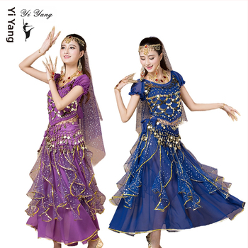 Belly dance kostüüm täiskasvanud naisele – šifoon kangas, peamine materjal 95% polüester, sobib Belly Dance etteasteks