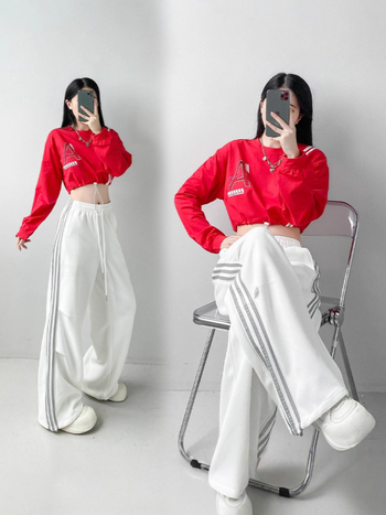 Set za djevojčice za ulični ples: jazz/hip-hop s vezom | Poliester 50-70% + pamuk <30% | Ljeto 2025 | Trendy ulični stil