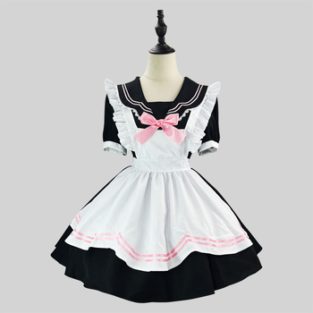 JK Sailor Collar Maid Kostüüm — Printsessi stiil, polüester >95%, Zi xiao