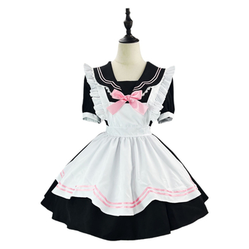 JK Sailor Collar Maid Kostüüm — Printsessi stiil, polüester >95%, Zi xiao