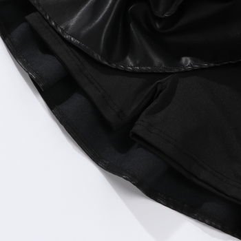 Laste džäzz-tantsukostüüm – printsessi stiil, PU nahk, peamine materjal polüester 88%, kookseelik, vooder polüester