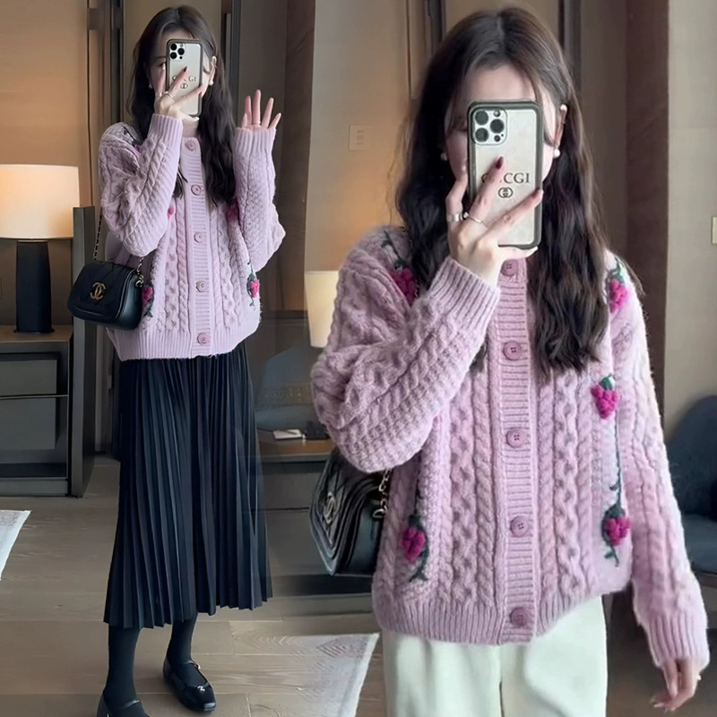 Dvojdielny pletený set: jednofarebný, 3/4 rukávy, nylonový materiál 95%+