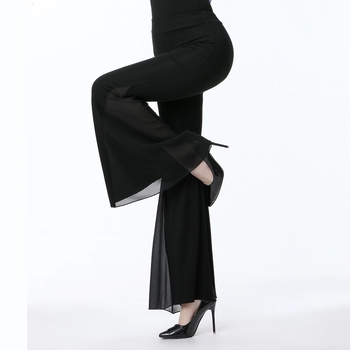 Kvadratses tantsu püksid, väliskangas modal 95% puuvillaga, vooder modal puuvillaga, ühtlane muster, täiskasvanud naistele