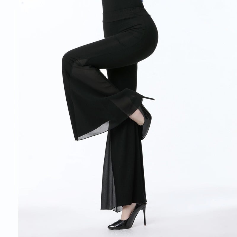 Kvadratses tantsu püksid, väliskangas modal 95% puuvillaga, vooder modal puuvillaga, ühtlane muster, täiskasvanud naistele