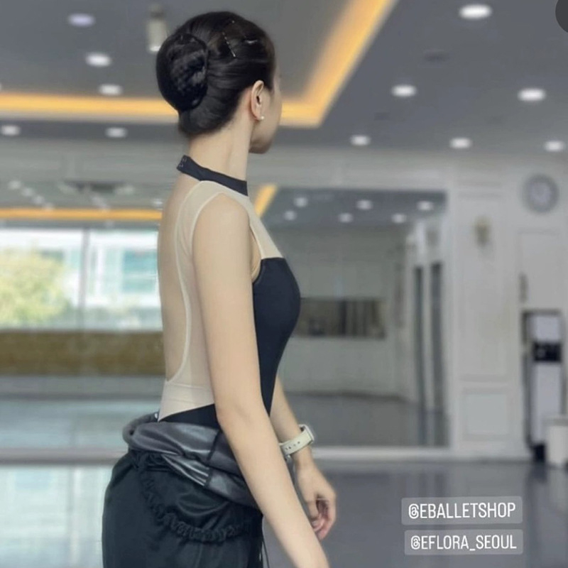 Moderne tantsu bodi – nailonist materjal, 81% nailonisisaldus, vooder: nailon, sobib balletile ja Ladina tantsude jaoks