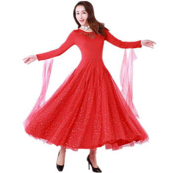 Moderné tanečné šaty na ballroom a valčík, Milk Silk látka, Spandex 70%