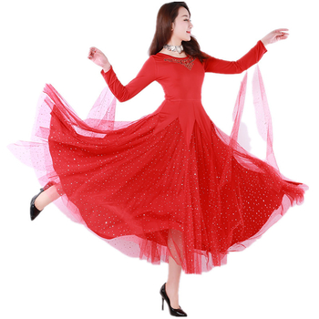 Moderné tanečné šaty na ballroom a valčík, Milk Silk látka, Spandex 70%