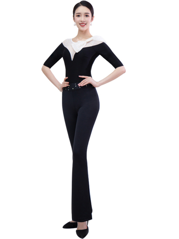 Body za moderni ples – Milk Silk tkanina, 80% poliester, za sve sezone, za žene