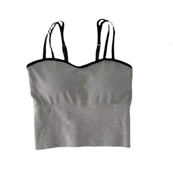 Vöösivaba rindkere mähisega rinnahoidja, 3/4 vormitud tassid, õhuke vormitud tass, hingav bezõmblust selg, 70–80% nailon