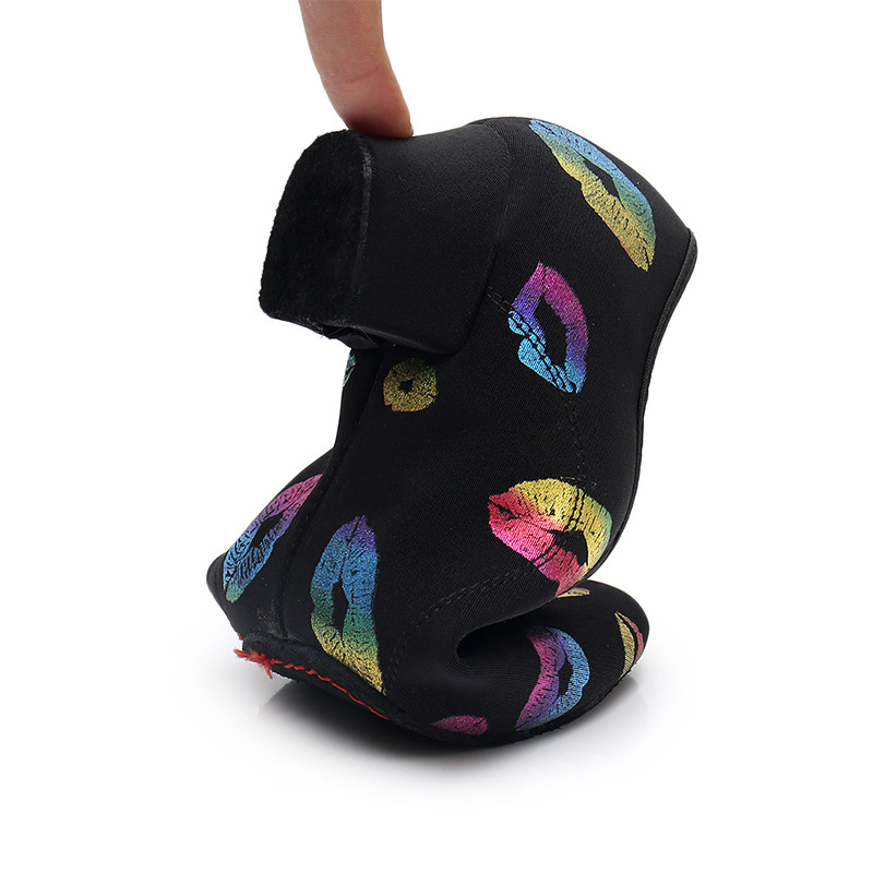 Latin tánc cipő — vászon felsőrész, bőr talp, márka JAYFLY/qiaofulai