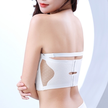 Sutien bez naramenica, oblikovanje, protivklizanja, puni košarica, tanke oblikovane čaše, čipka najlon, stražnje kopčanje s četiri reda