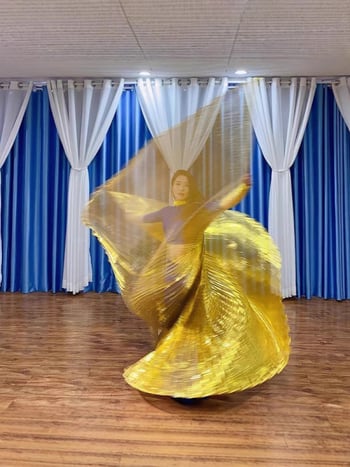 Крила за танц на корема – ориенталски танц, женски, полиестер, марка Excellent Nuclear, пролет 2022