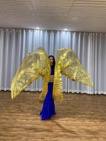 Крила за танц на корема – ориенталски танц, женски, полиестер, марка Excellent Nuclear, пролет 2022