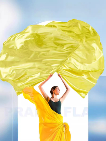 Dvostruka zastava za belly dance – polukružna zastava za otvorenje ceremonije, poliester 70–80%, Spandex <30%, Zimsko izdanje 2024