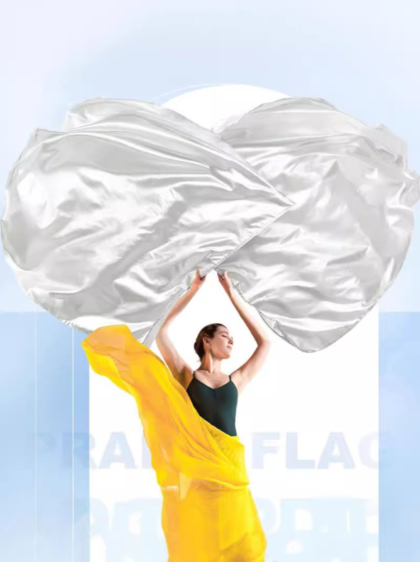 Dvostruka zastava za belly dance – polukružna zastava za otvorenje ceremonije, poliester 70–80%, Spandex <30%, Zimsko izdanje 2024