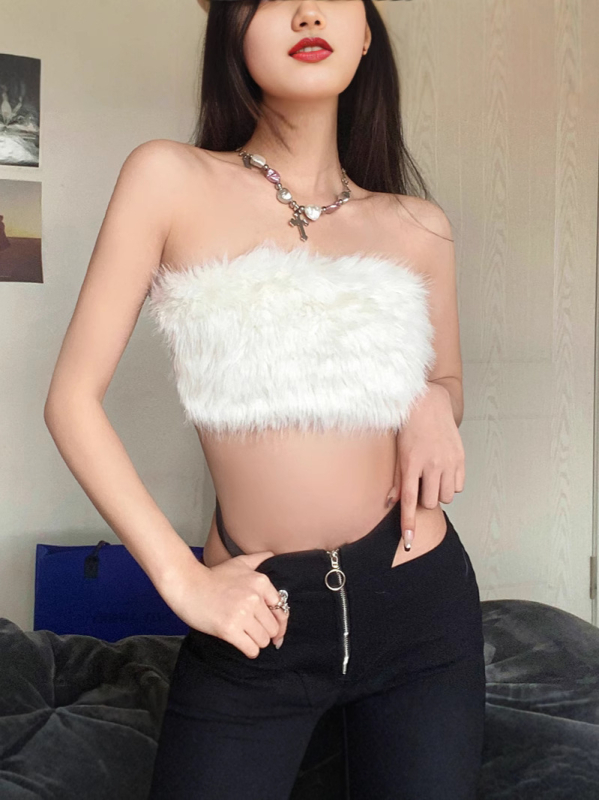 Γυναικείος camisole τοπ με τιράντες, στενή γραμμή, υπερ-κοντό μήκος (≤40 εκ.), ύφασμα από βαμβάκι 95% + 5% σπάντεξ