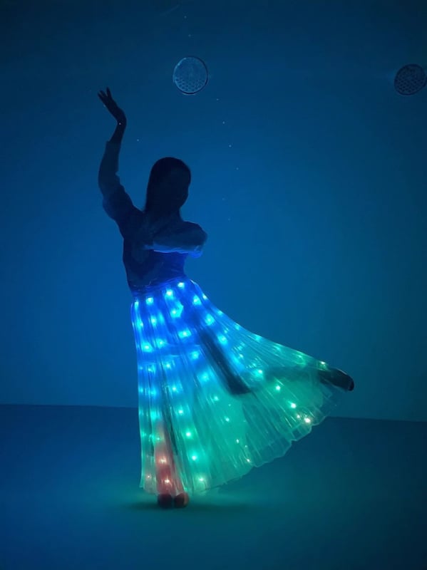 Suknja Belly Dance, poliester 95%+, marka Excellent Core, za žene, proljeće 2024