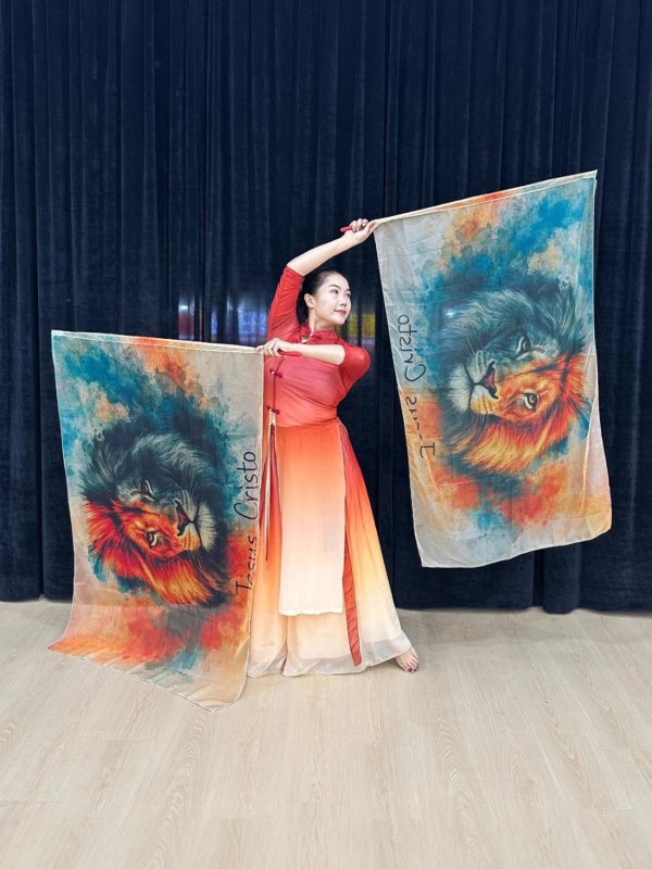Scenski kostim za bellydance sa zastavom obožavanja, chifon tkanina, poliester 30–50%, za žene