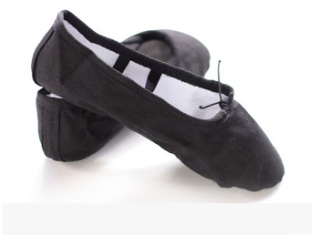 Plesne cipele – platneni gornji dio, kožna potplata, niski đon 1–3 cm, okrugli vrh, protuklizne