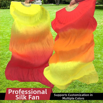 Yangko Belly Dance fan, Bambuss, Krāsošana, Ķīniešu stils