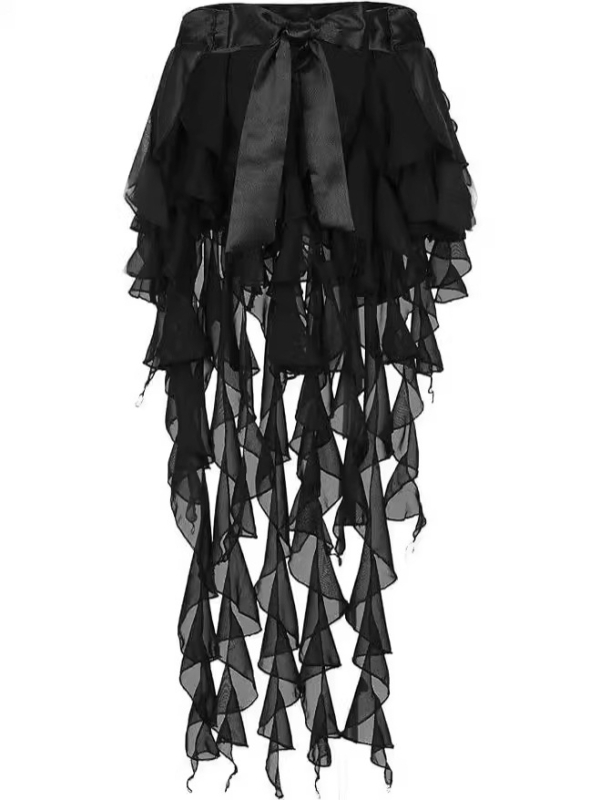 Trbušni ples šifonski pojas s lancem oko struka, glavni materijal poliester 70–80%, sekundarni poliester <30%