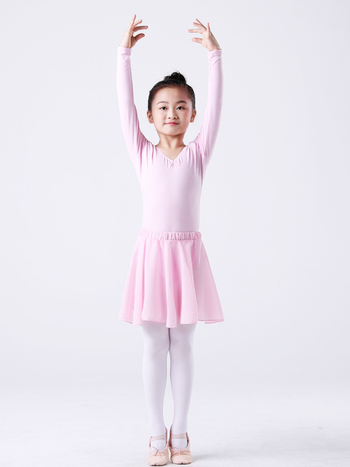 Dječja baletna suknja od šifona i mreže, bez bočnih šavova, lagana i elegantna, 100% poliester, podstava od spandexa