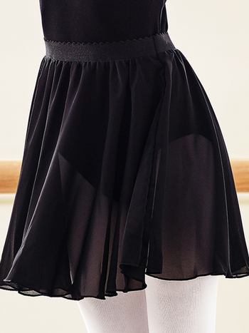 Dječja baletna suknja od šifona i mreže, bez bočnih šavova, lagana i elegantna, 100% poliester, podstava od spandexa