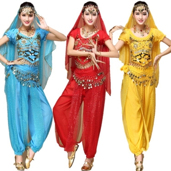 Narodni plesni kostim od chiffon materijala, ženski, odrasli
