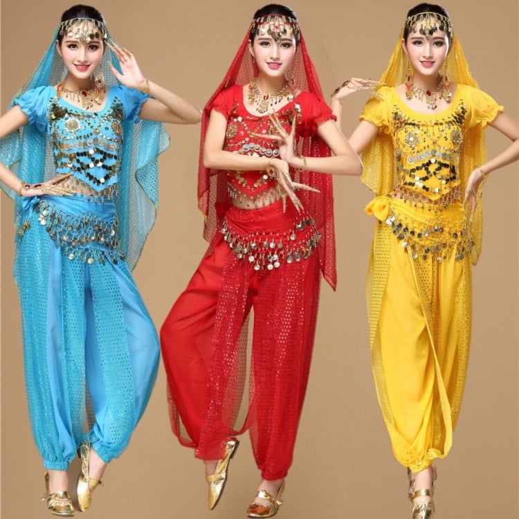 Narodni plesni kostim od chiffon materijala, ženski, odrasli