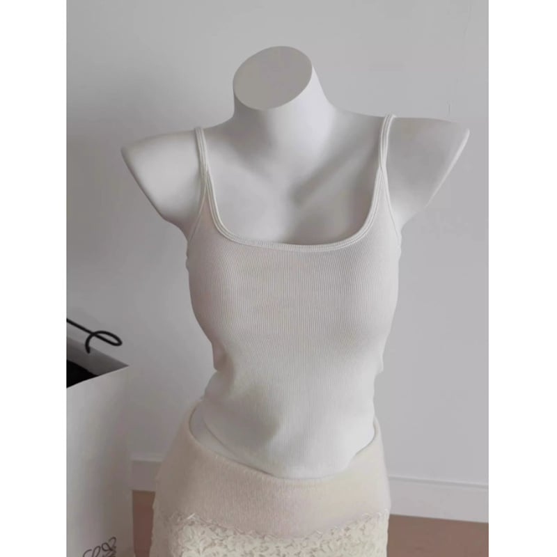 Ženski top bez leđa s fiksnim trakama, slim fit, kratka duljina, tkanina od pamukove smjese