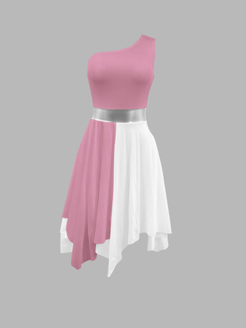 Dječji bez rukava kostim za baletne nastupe, uzrast 6–16 godina; poliester tkanina, mekana obrada, 30–50% glavnog poliester materijala, ljeto