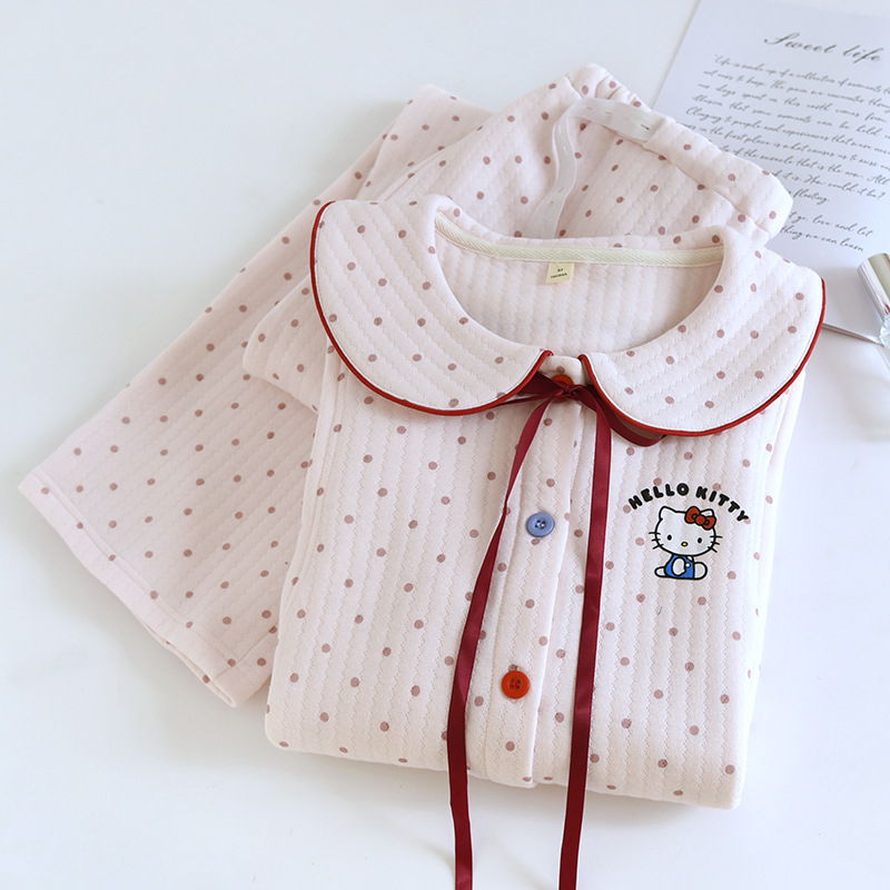 Set za majčinstvo i dojenje: kardigan s dugim rukavima i hlače, pamuk 70–80%, jesen 2024