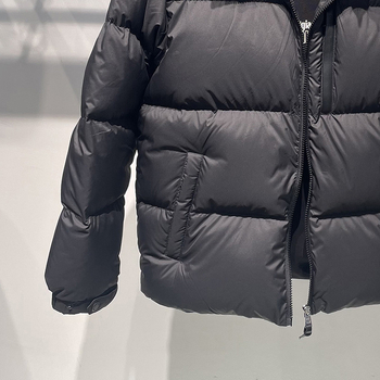 Muška jakna od patčinog perja, stojeći ovratnik, uski kroj, punjenje od patčinog perja, nadutost 600