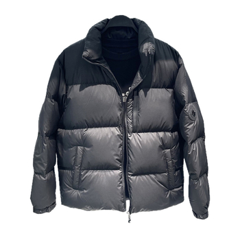 Muška jakna od patčinog perja, stojeći ovratnik, uski kroj, punjenje od patčinog perja, nadutost 600