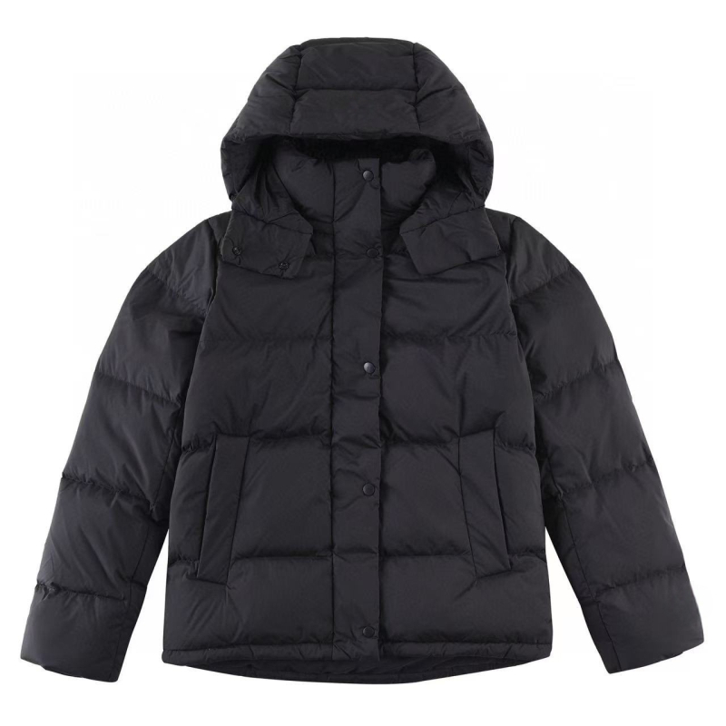 Putian Lulu ženska jakna s kapuljom, debela, uski kroj, punilo od kačjeg pera 86–90%