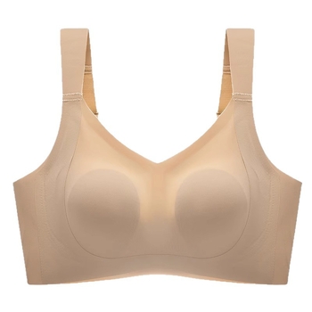 Õmblusteta rinnahoidja täis kaussidega, õhukesed vormitud kausid, seljaosa nelja rea konks-kinnitus, fikseeritud kahekordsed õlarõngad