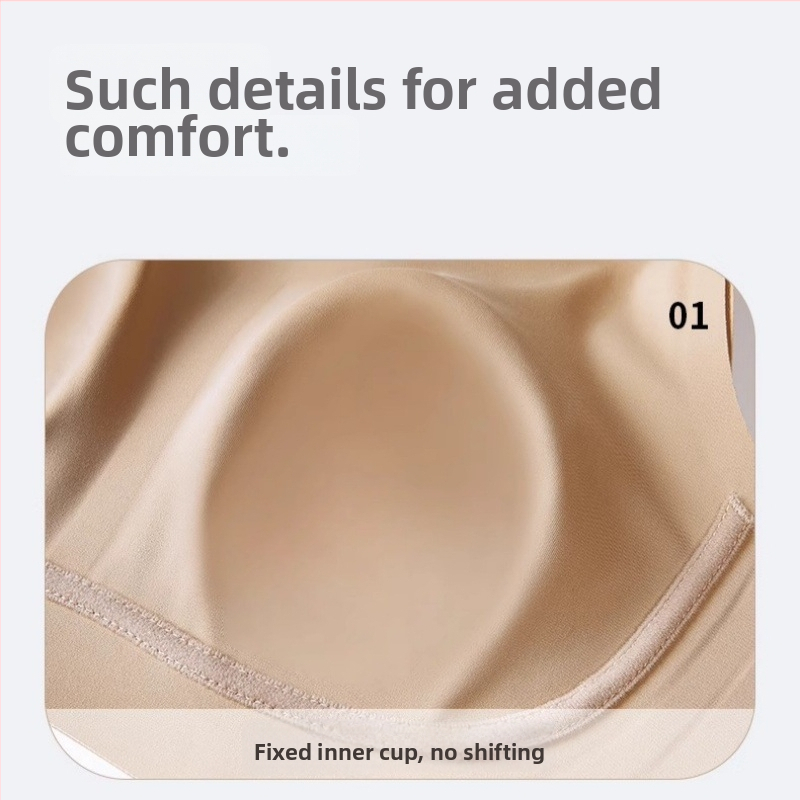 Õmblusteta rinnahoidja täis kaussidega, õhukesed vormitud kausid, seljaosa nelja rea konks-kinnitus, fikseeritud kahekordsed õlarõngad