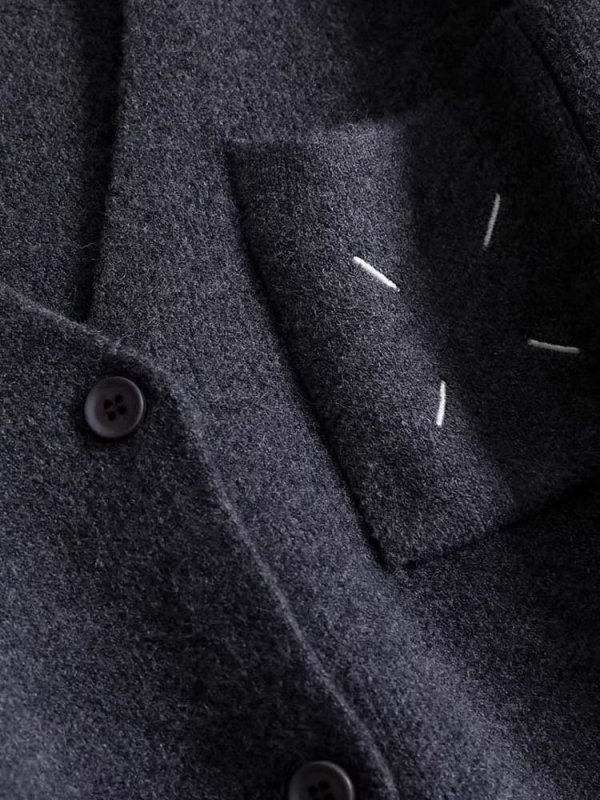 Shanli Dadi plus veličine slojevita vest s V-izrezom, pleteni kardigan vanjska vesta za proljeće i jesen, mekana i nježna
