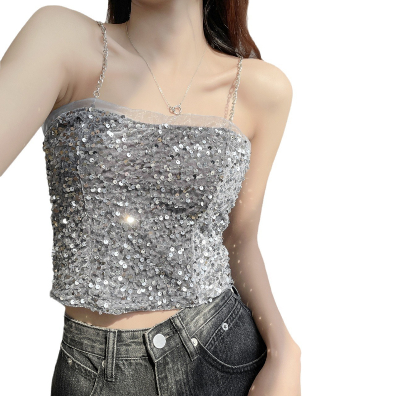 Nylon bez naramenica tube top, dišeći, zaštita od otkrivanja, lijep stražnji dio, 1/2 šalice