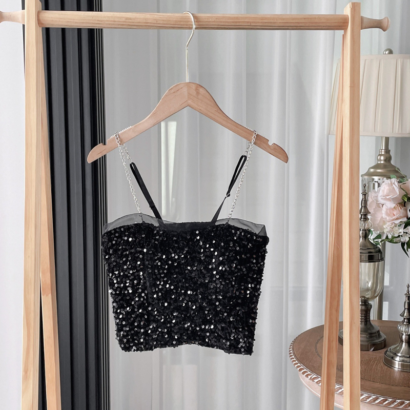 Nylon bez naramenica tube top, dišeći, zaštita od otkrivanja, lijep stražnji dio, 1/2 šalice