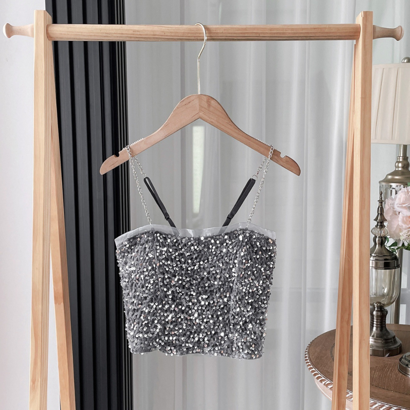 Nylon bez naramenica tube top, dišeći, zaštita od otkrivanja, lijep stražnji dio, 1/2 šalice