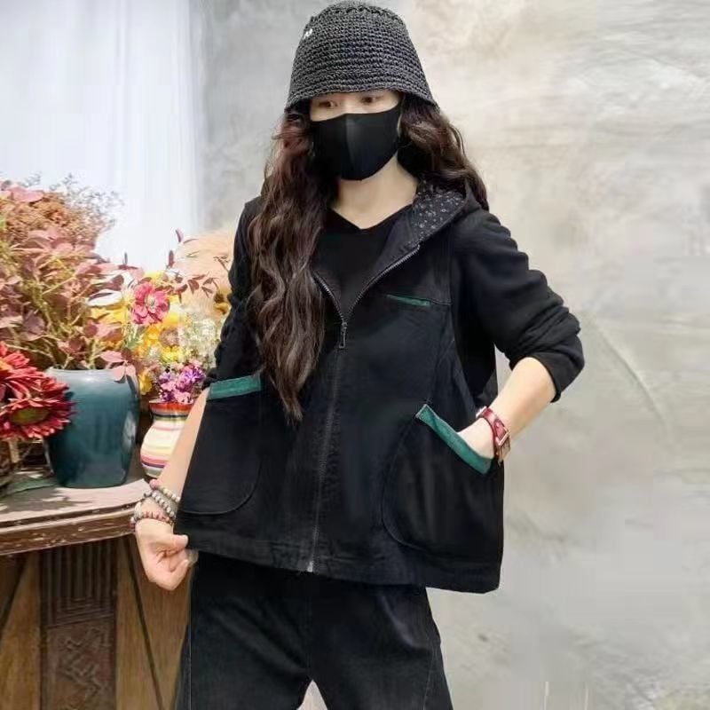 Denim prsluk urbanog stila, halter ovratnik, proljeće 2022, tkanina 95% pamuka