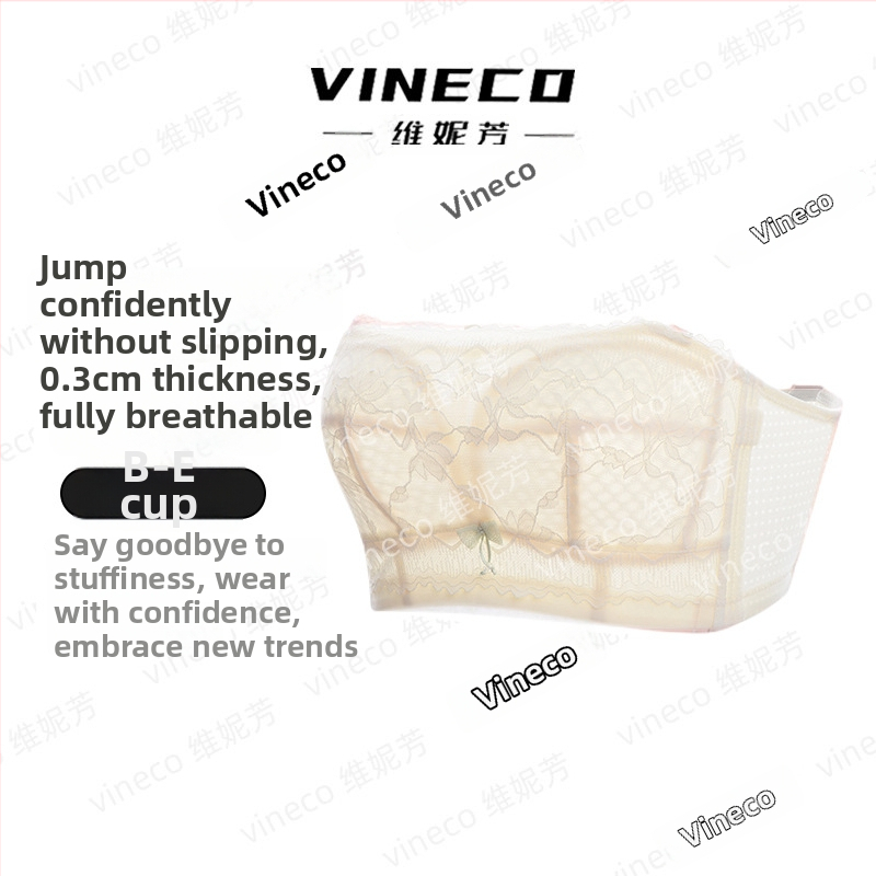 Strapless bandeau rinnahoidja padjadega, täis kauss, nylon, ultra‑peen mold kauss, hingav, mitte libisev