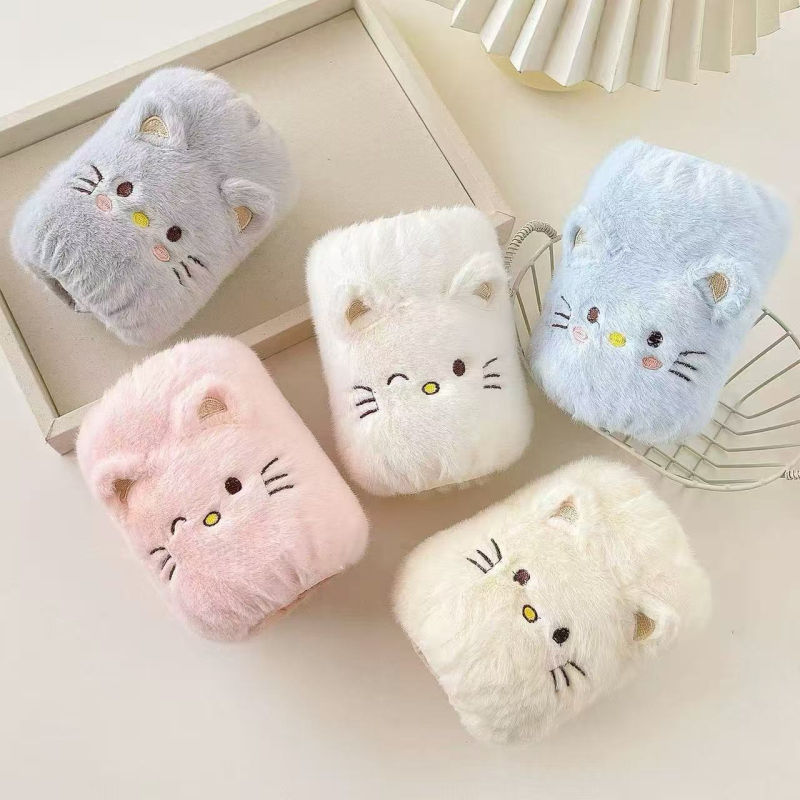 Protectii de mâneci unisex pentru jachete cu puf, pisică brodată în stil cartoon, anti-murdărire, cașmir, broderie, personalizare disponibilă, sezon: iarnă-primăvară-toamnă