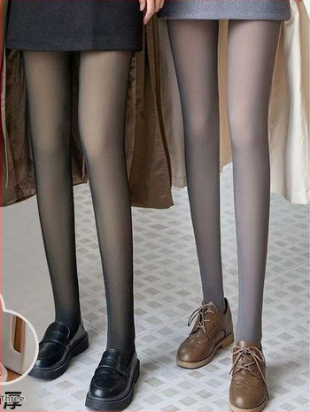 Kõik-ühes naiste püksid fleece vooderdusega, polüesterkangas, paksud ja soojad, kõrge elastus