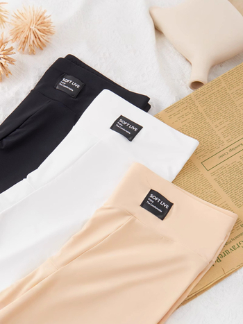 All-in-One püksid Ice Silk materjalist, peamine materjal nylon, cropped pikkus, õhukesed, tihe istuvus