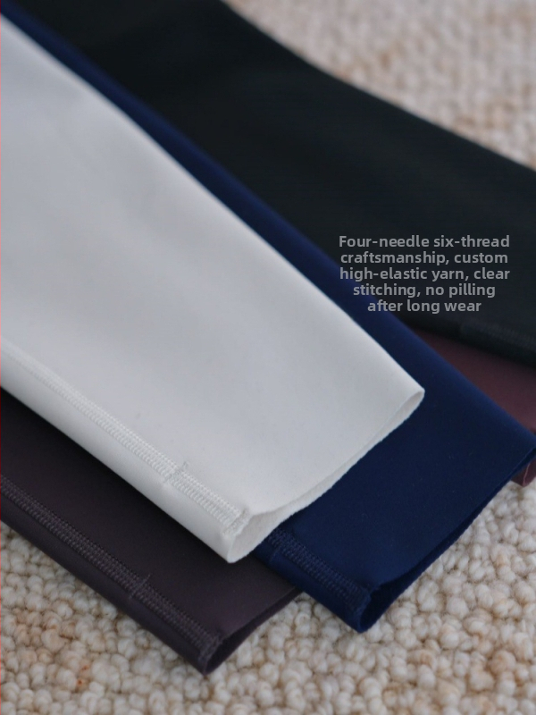 Jooga püksid harjatud pehme vormiva tekstuuriga, 95% nailon, kõrge elastsus, kitsas lõige