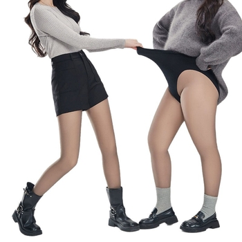 Najlon čarape s flisom, gusta tkanina, visoka elastičnost, zadržavaju toplinu, zima 2025